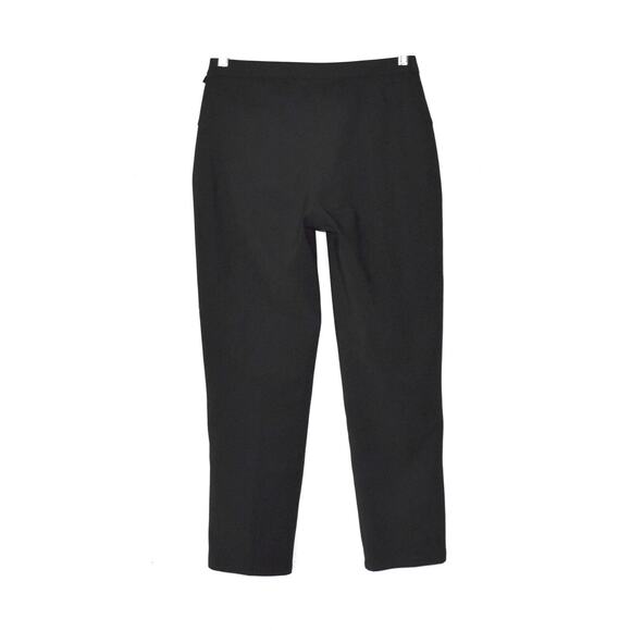 B0 Auth LULULEMON Black Hidden Slash Zipper Pockets Fabric Stretch Pants Size 4 - Picture 2 of 5